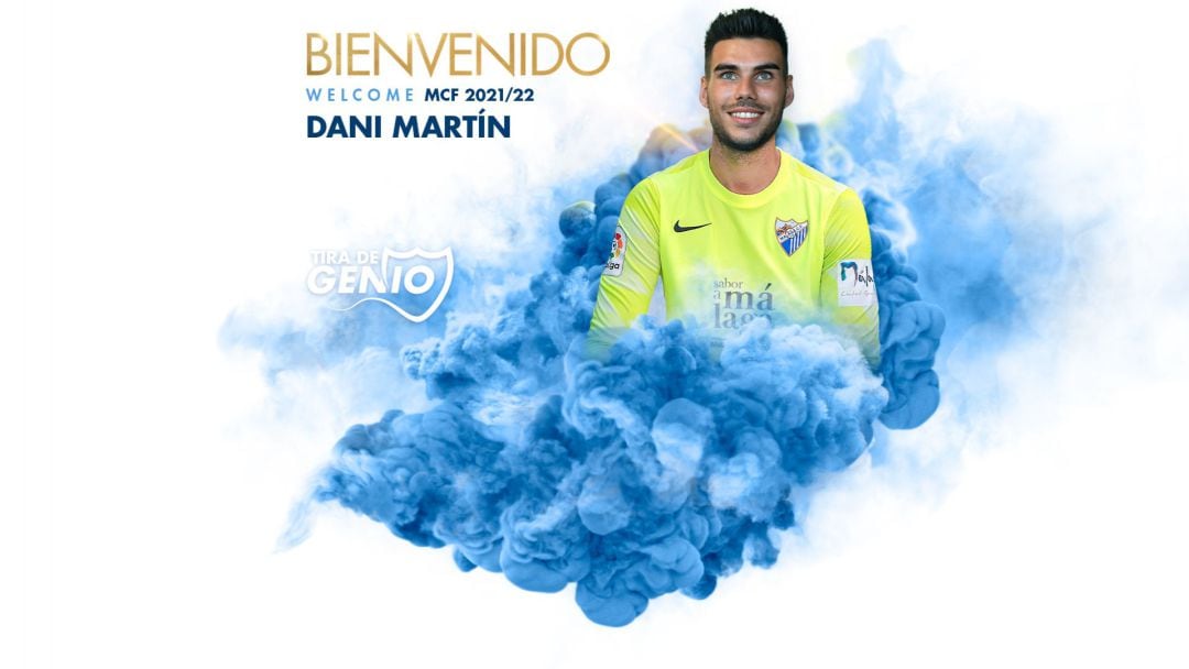 Así anunció el Málaga el fichaje de Dani Martín