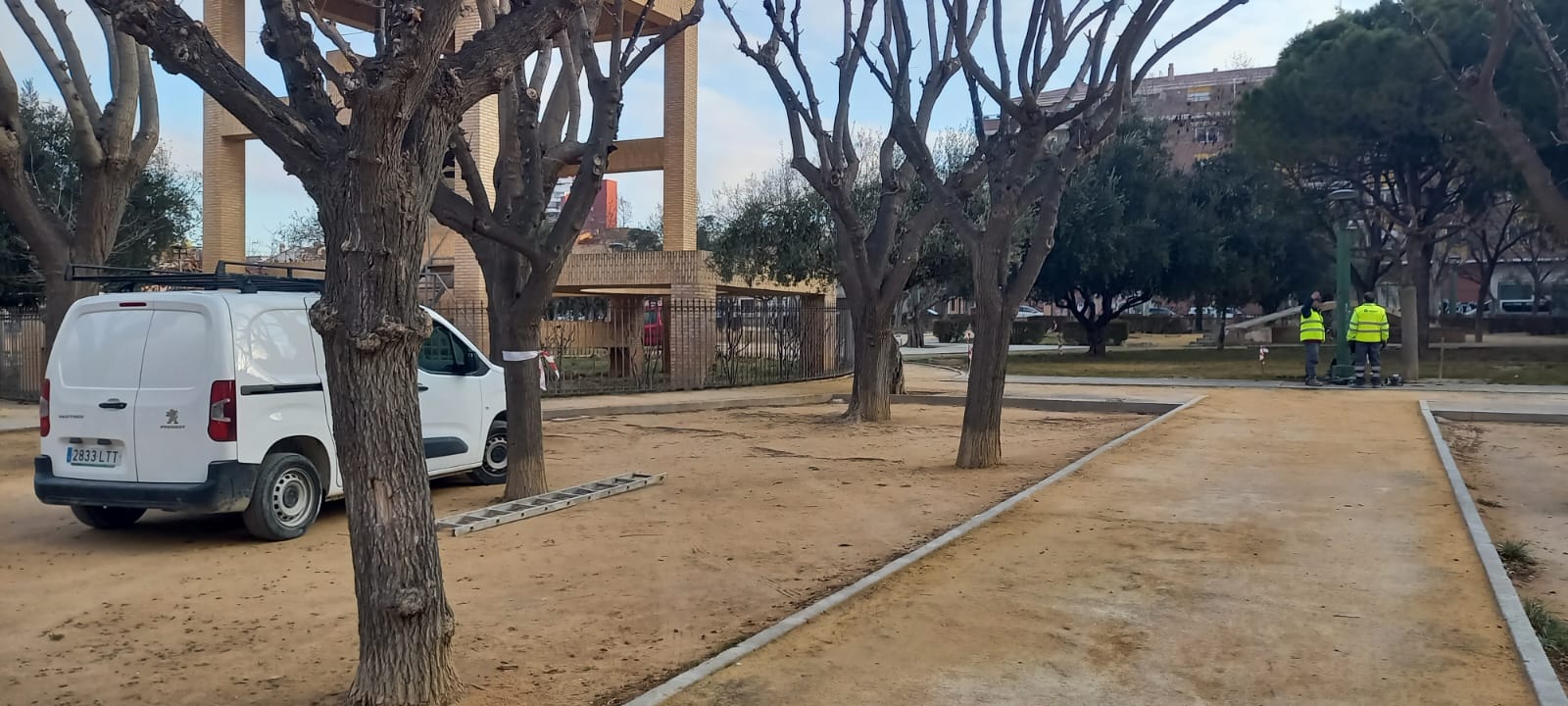 Obras en el parque