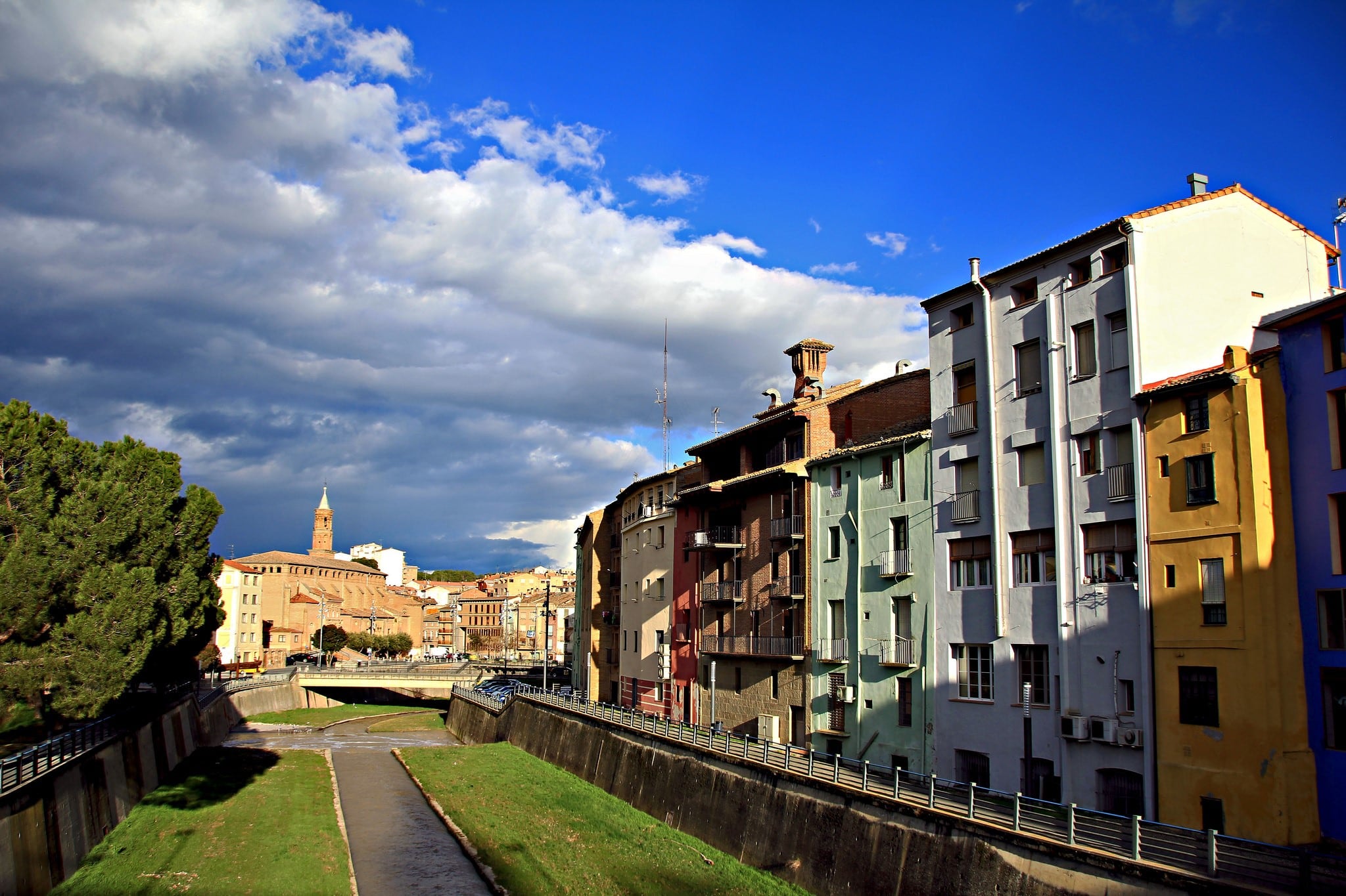 El río Vero a su paso por Barbastro