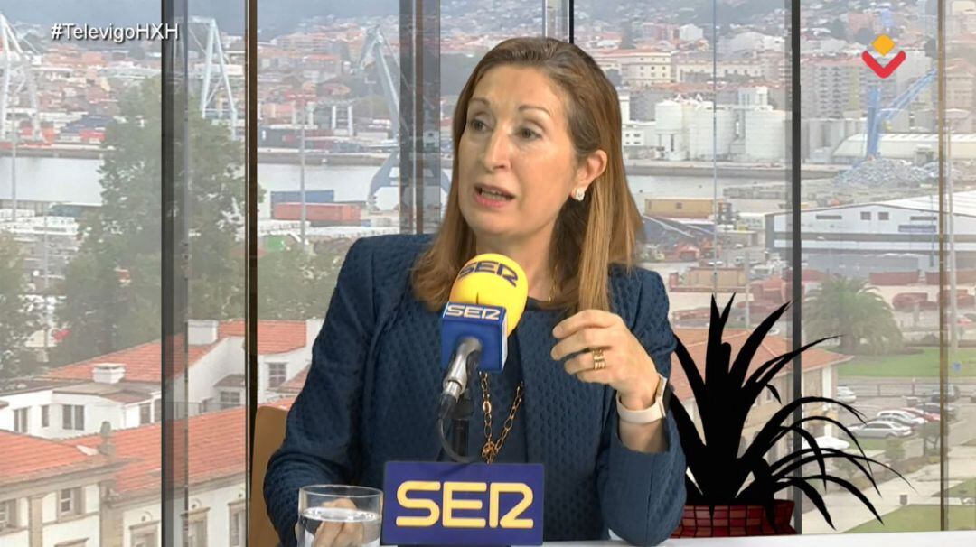 Ana Pastor durante la entrevista en Hoy por Hoy Vigo