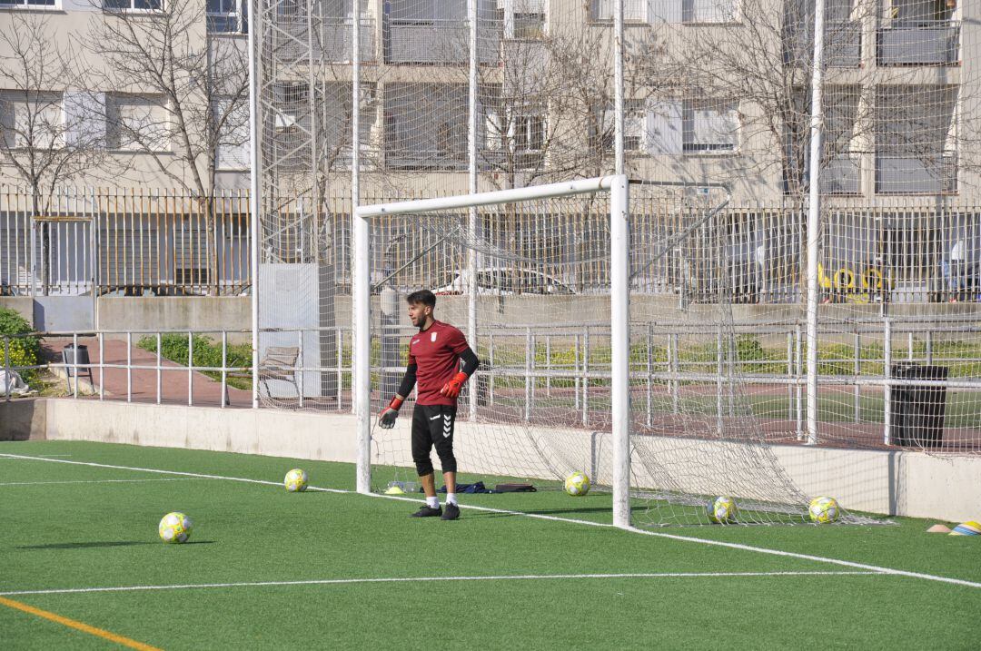 Navarro MOntoya durante un entrenamiento en La Granja