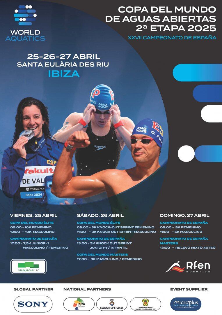 Ibiza sede de la Copa del Mundo de aguas abiertas