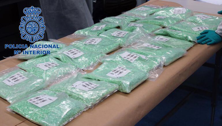 La Policía Nacional y la Policía de Holanda se incautan de 670.000 pastillas de MDMA 