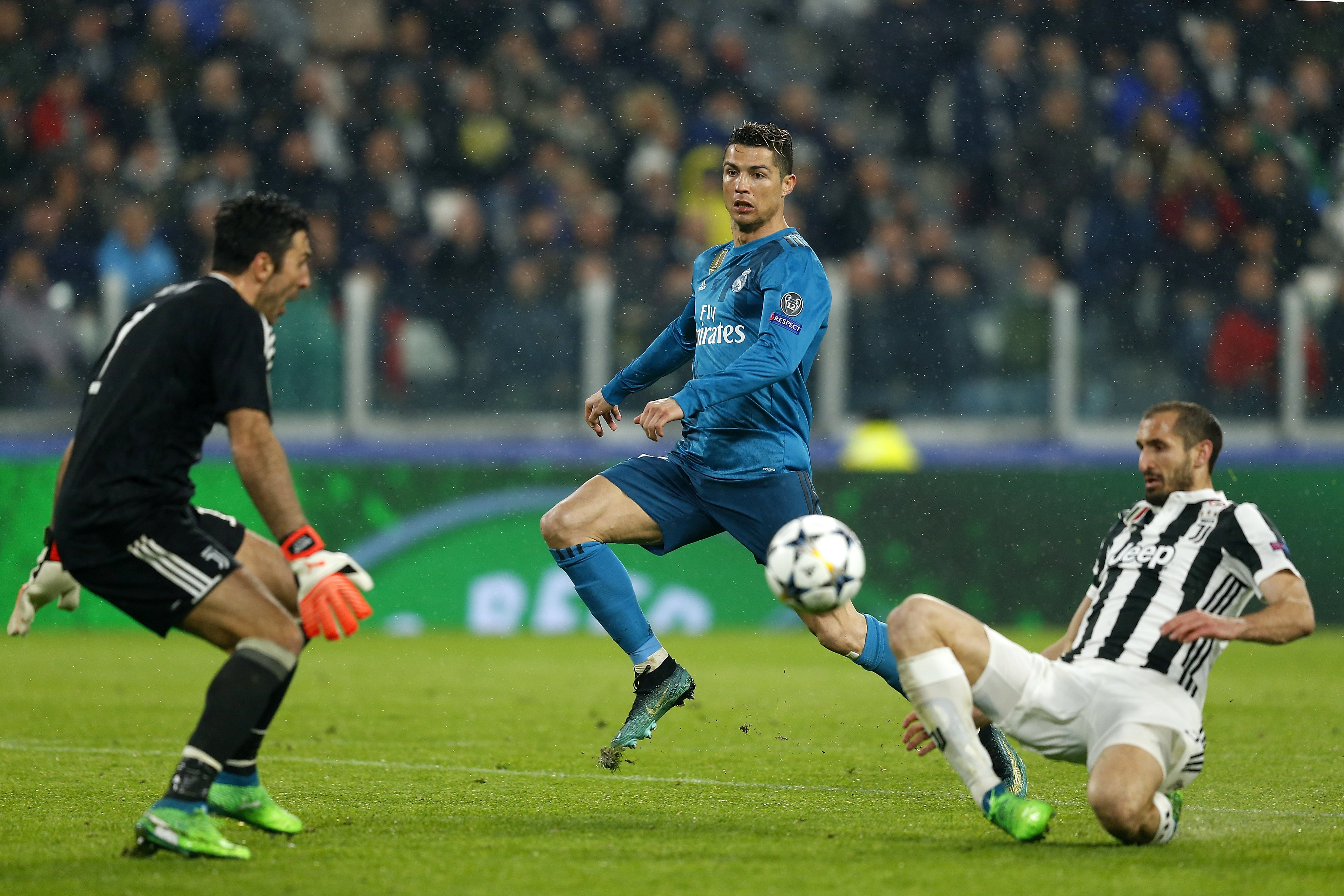 Giorgio Chiellini, durante un partido entre Juventus y Real Madrid de la UEFA Champions League