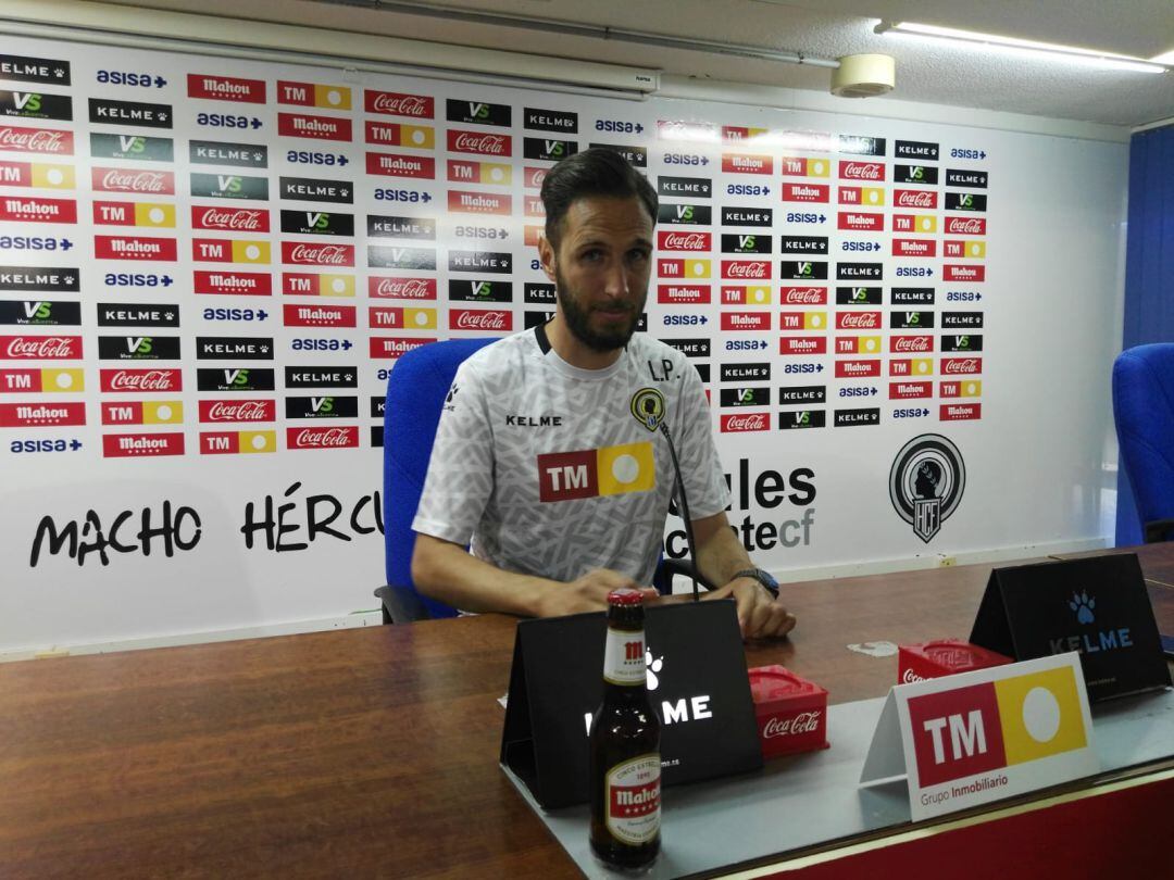 Lluís Planagumà en sala de prensa