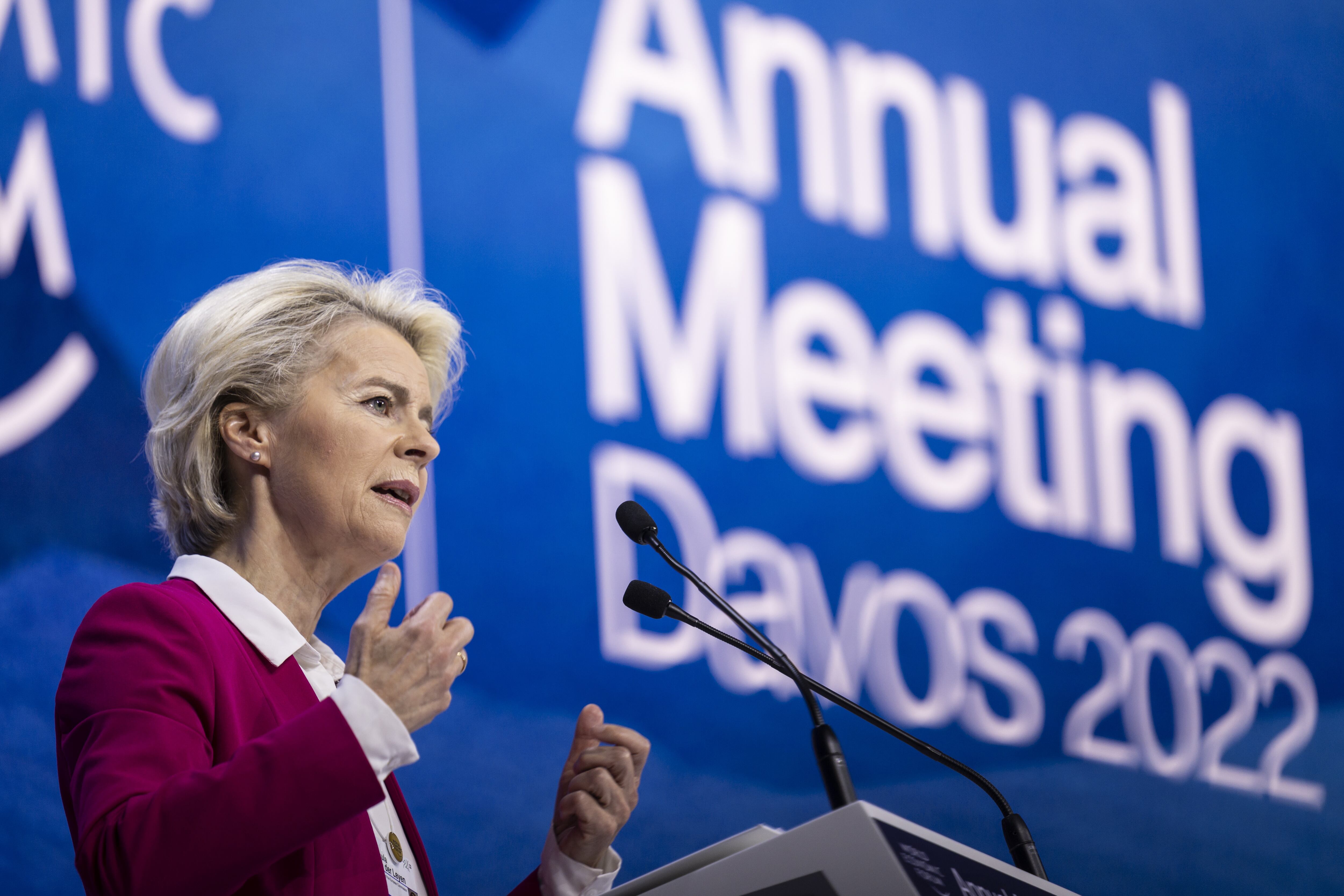 La presidenta de la Comisión Europea Ursula von der Leyen.