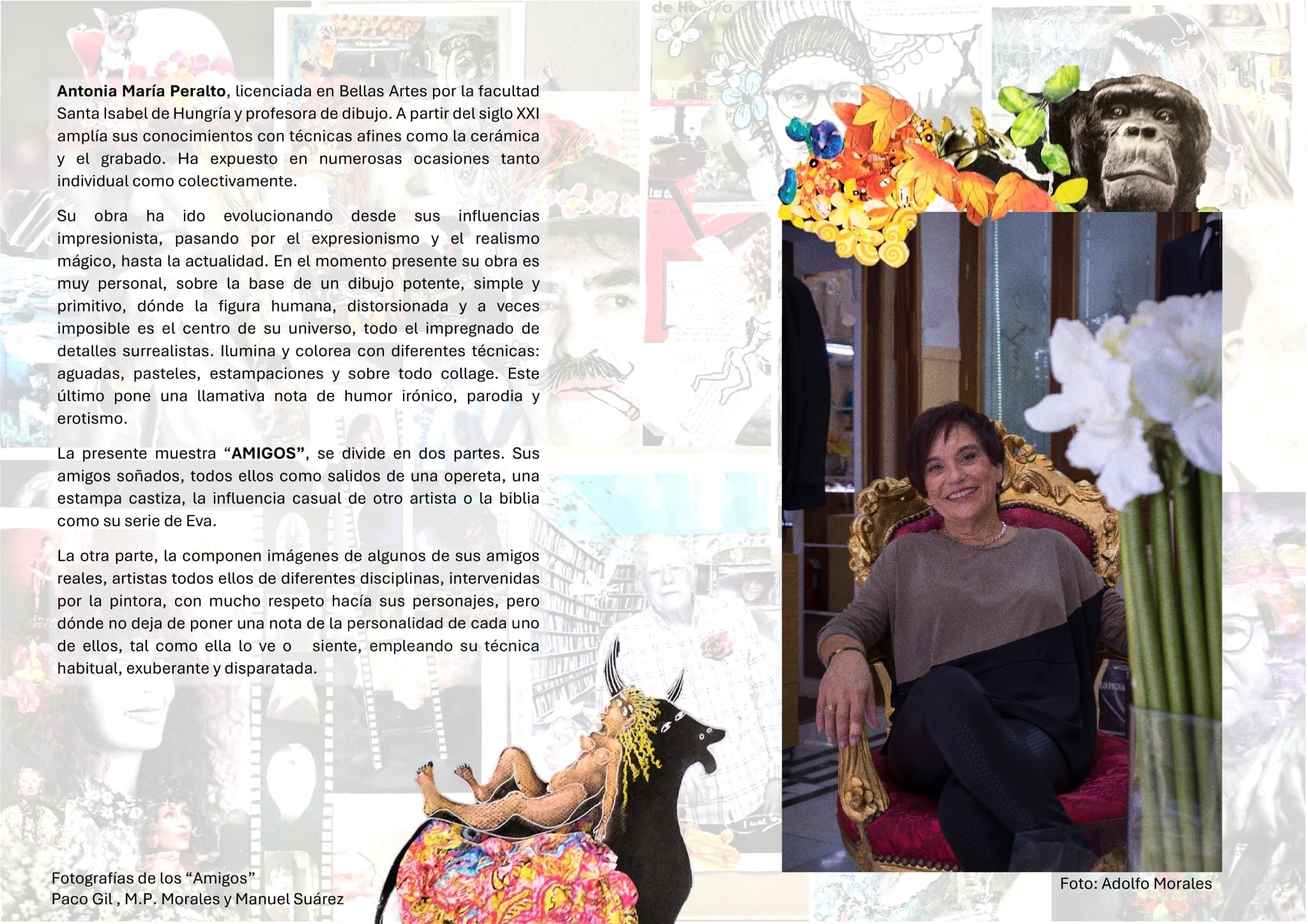 Exposición Amigos de Antonia María Peralto