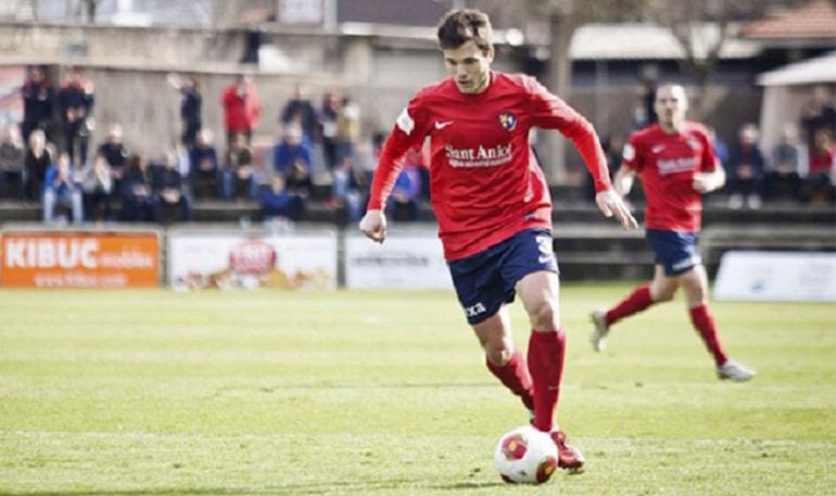 Jordi Hostench, en su etapa con el Olot (foto Elche C. F.)