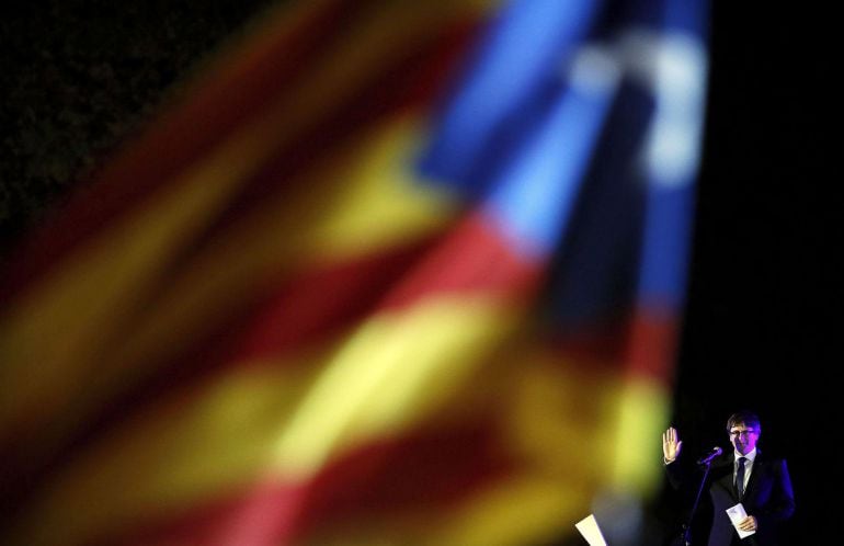 El presidente de la Generalitat, Carles Puigdemont