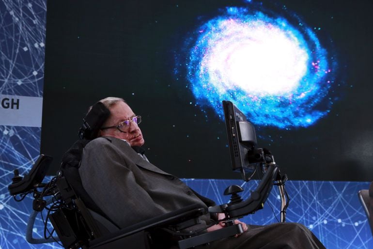 Hawking en una de sus apariciones públicas el pasado año.