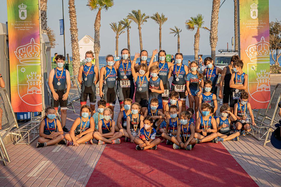 Fiesta del deporte en Roquetas de Mar con el triatlón.