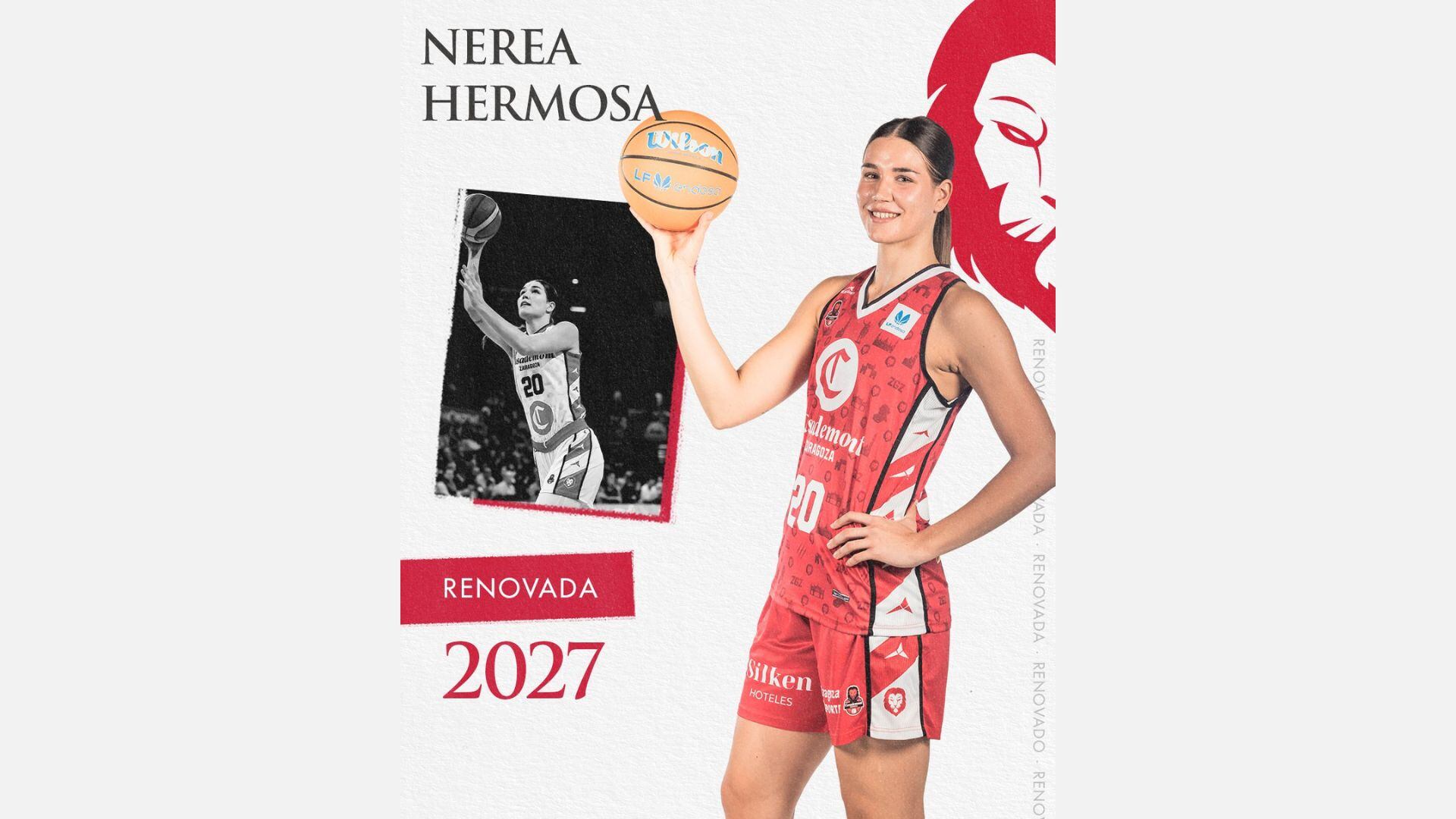 Nerea Hermosa renueva con Casademont Zaragoza hasta 2027