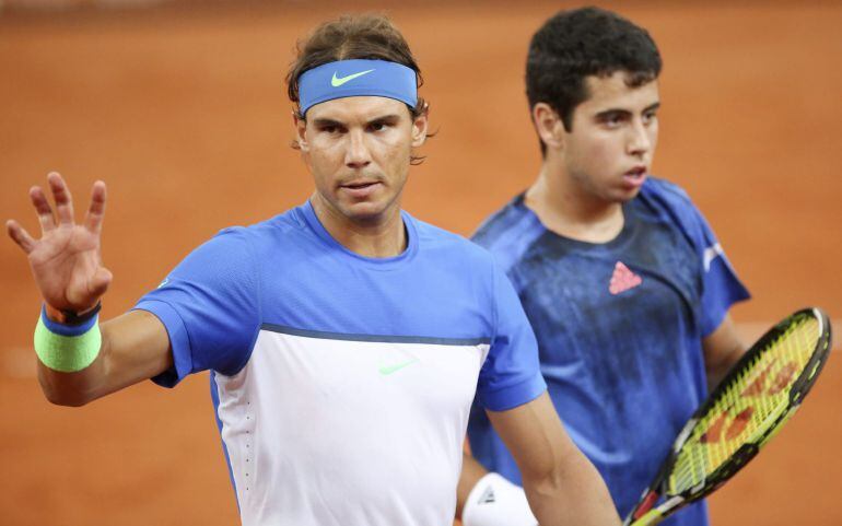 Rafael Nadal y Jaume Munar cayeron derrotados en el cuadro de dobles de Hamburgo.