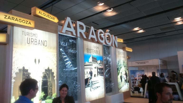 Espacio principal del Salón Aragón del Turismo
