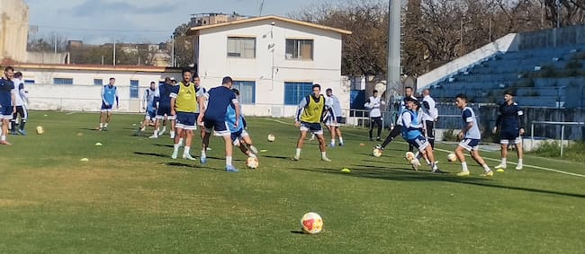 Entrenamiento Xerez CD en el Pedro Garrido