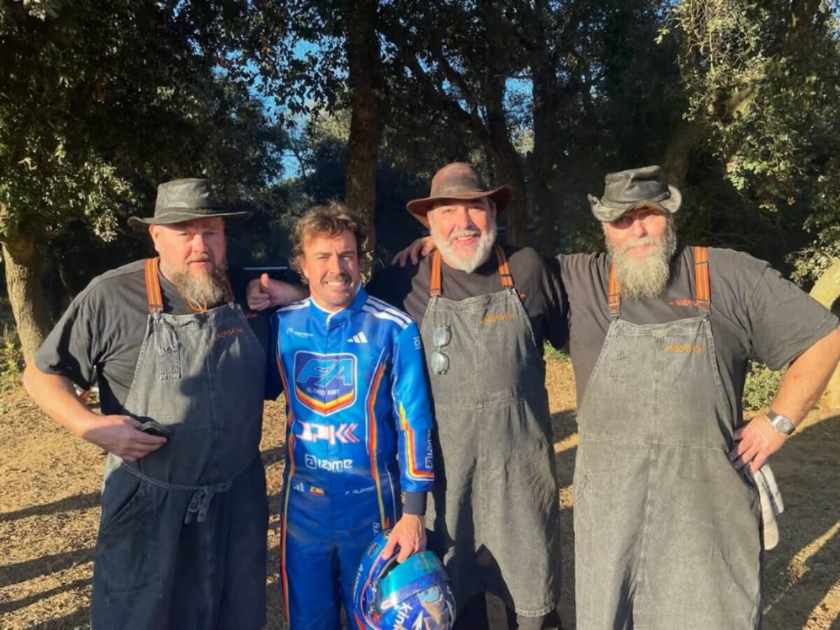 De fer brasa al pati de casa a cuinar per Fernando Alonso
