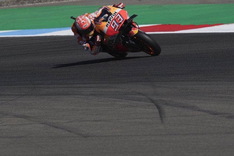 Marc Márquez rueda en Assen