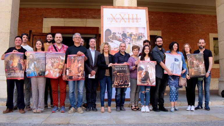 Presentació del cartell i dels espectacles de la XXIIIena edició de la Festa del Renaixement de Tortosa. 