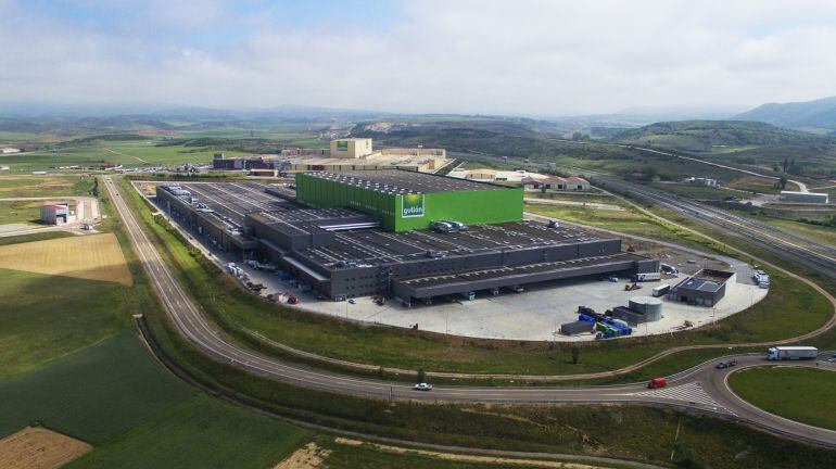 Imagen de la fábrica de Gullón en Aguilar de Campoo (Palencia)