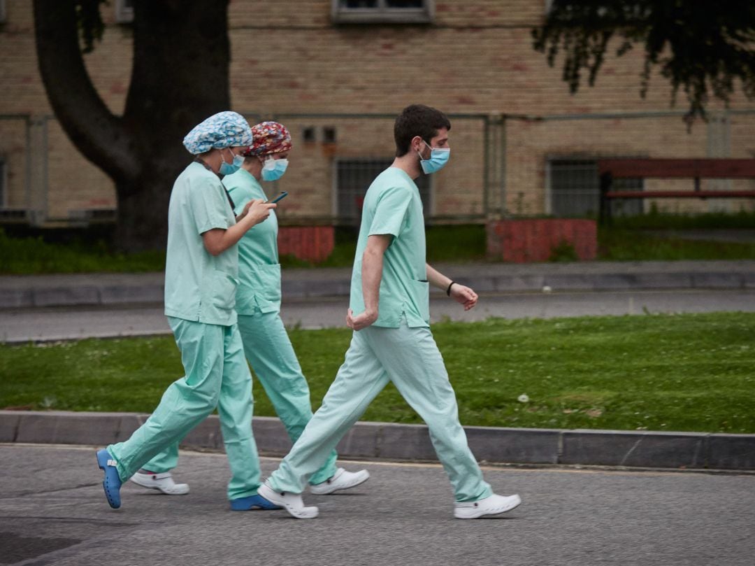 Personal sanitario del Hospital de Navarra.