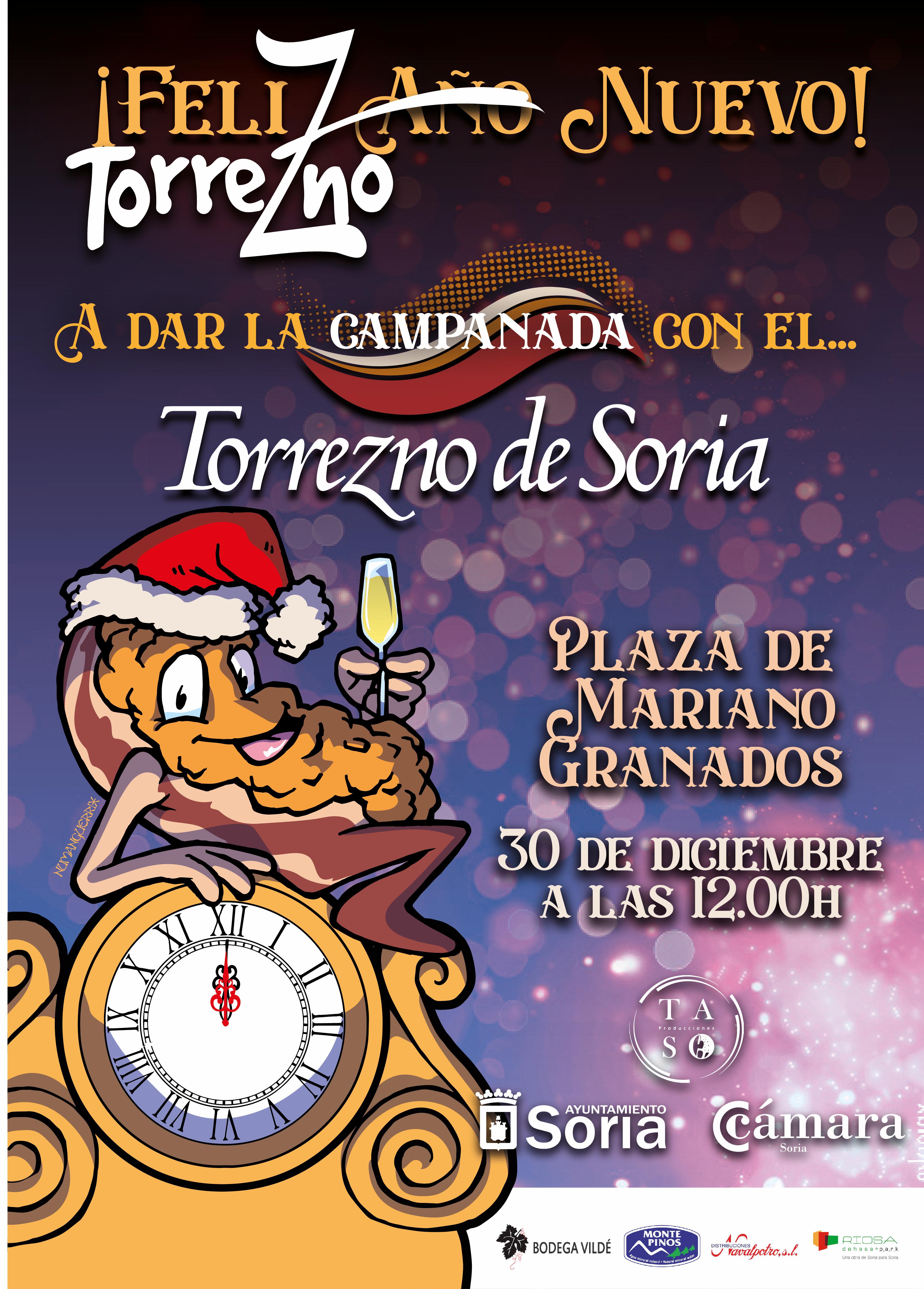 Cartel del &#039;Feliz Torrezno Nuevo&#039; del próximo sábado.