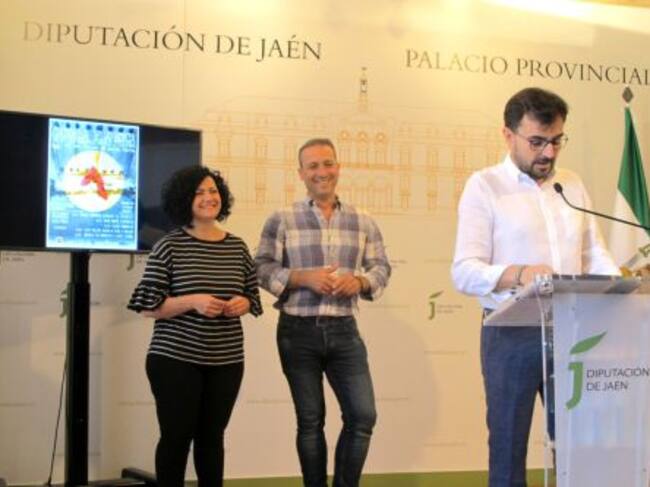 Juan Ángel Pérez durante la presentación
