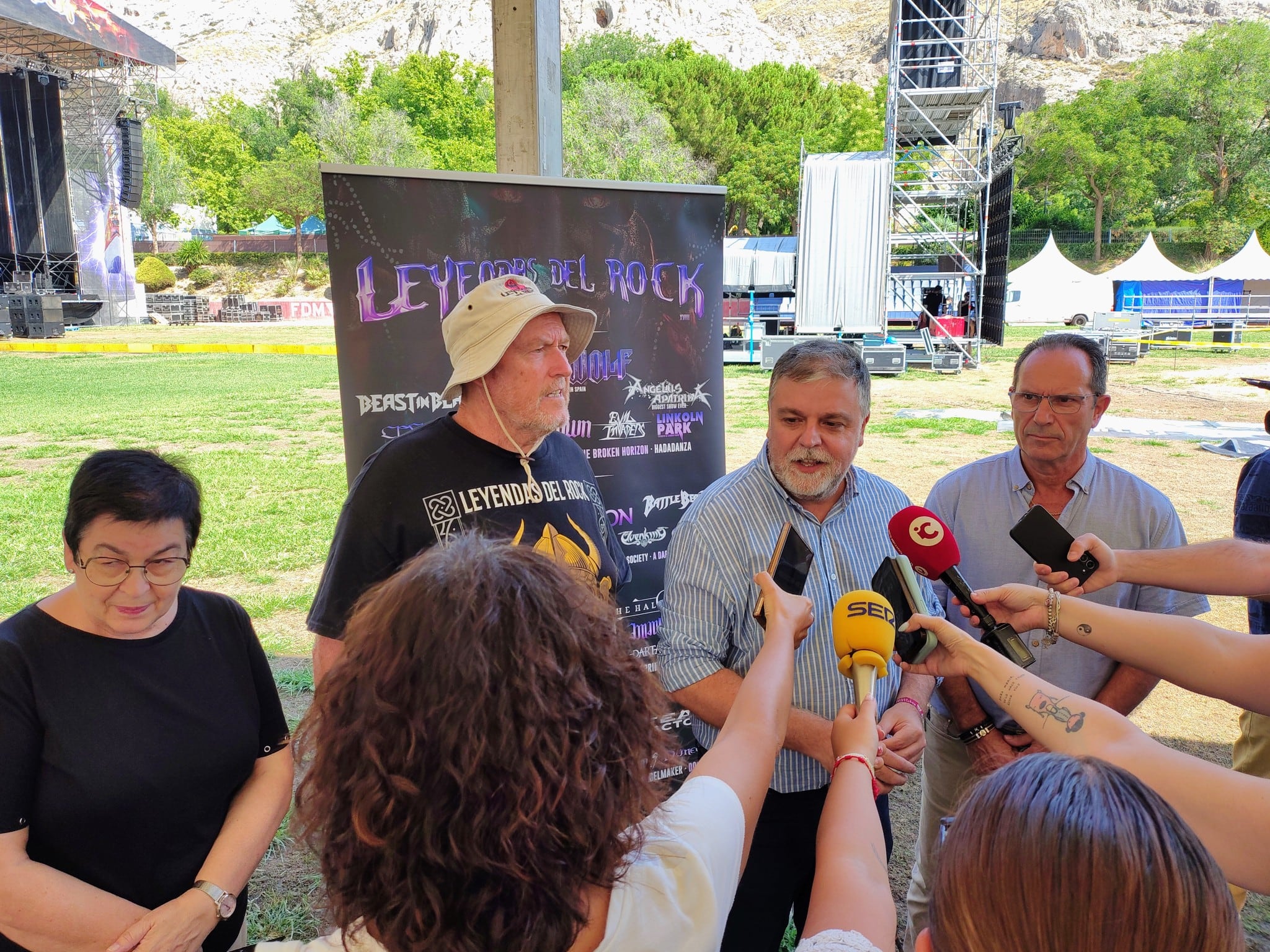 Presentación de los conciertos