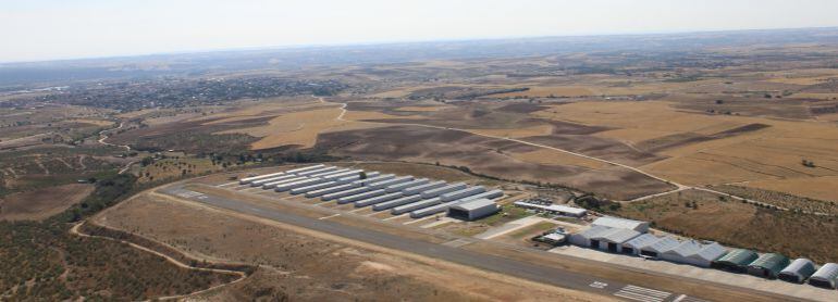 Imagen del aeródromo de Casarrubios (Toledo)