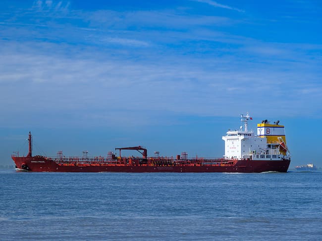 Un petrolero el 27 de abril de 2026 en Rilland, Países Bajos.