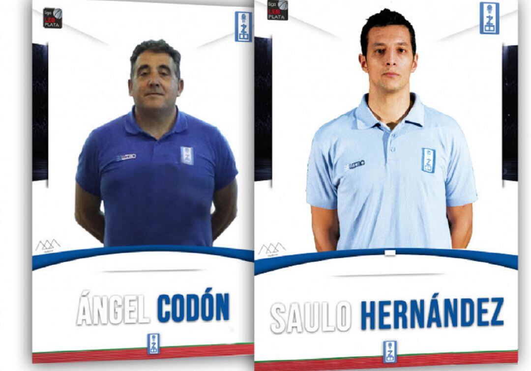 Saulo Hernández y Ángel Codón, una temporada más en el banquillo del equipo