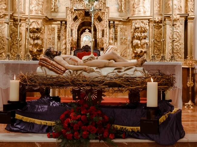 Nueva talla procesional de la Hermandad del Santo Sepulcro de Gandia
