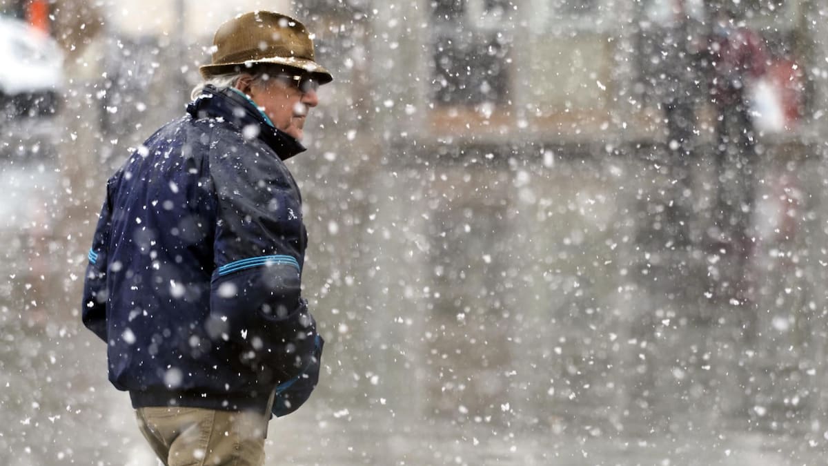 La nieve pondrá este viernes en aviso amarillo a seis provincias de Castilla y León