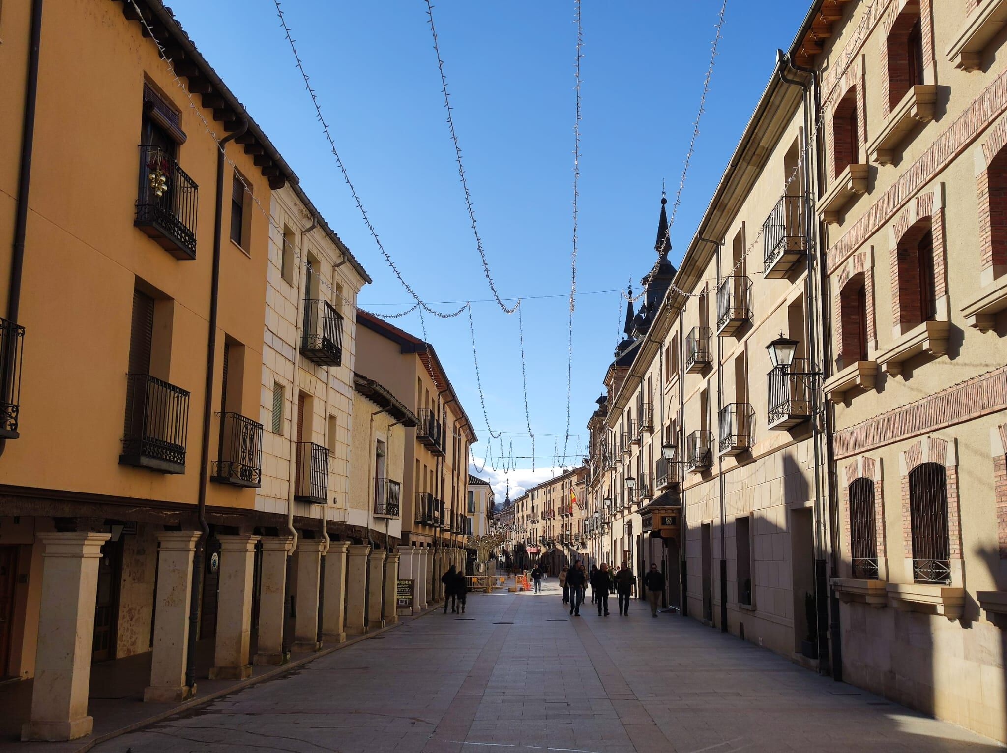 Calle Mayor de El Burgo de Osma.