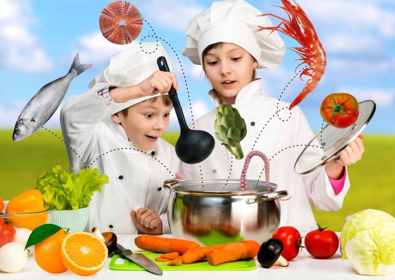 Cartel de la iniciativa &#039;Cuinant el futur&#039; dirigido a 1.250 escolares de 10 colegios de Dénia. 