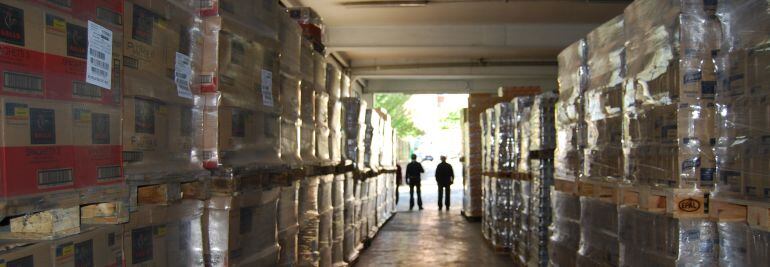 Almacenes del Banco de Alimentos de Cuenca.