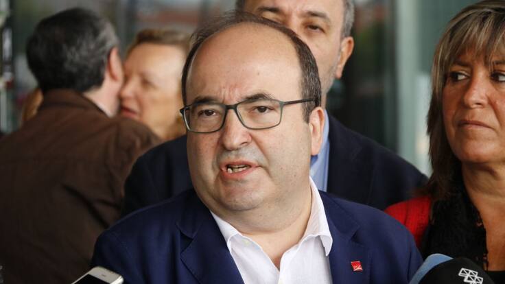 Miquel Iceta: "No se puede pronosticar una ruptura definitiva en el independentismo"