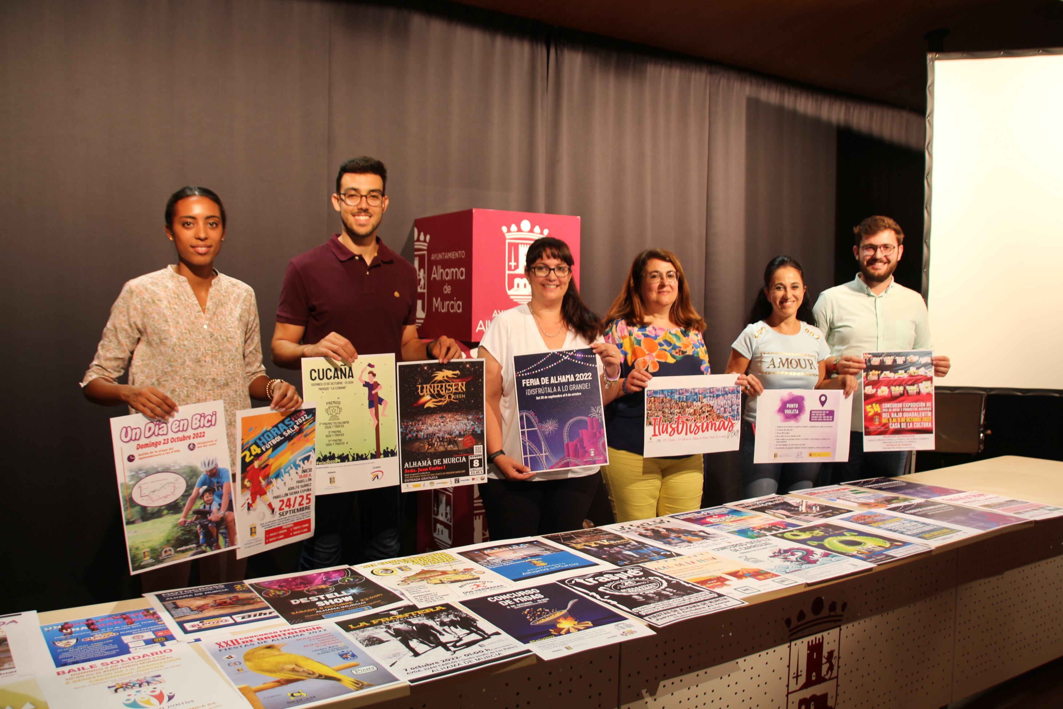 Presentación de las fiestas de Alhama de Murcia