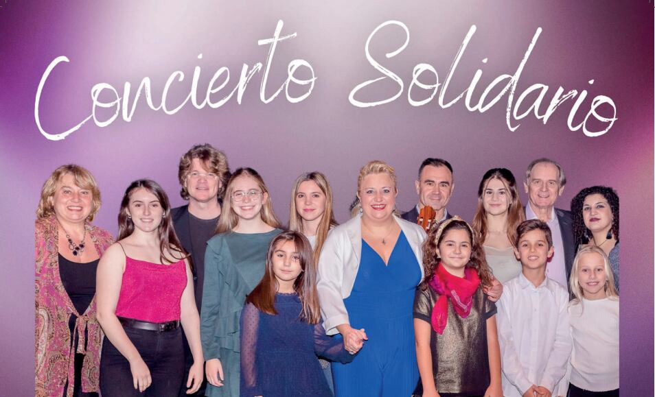 Imagen del cartel del concierto Alza tu voz contra el cáncer.