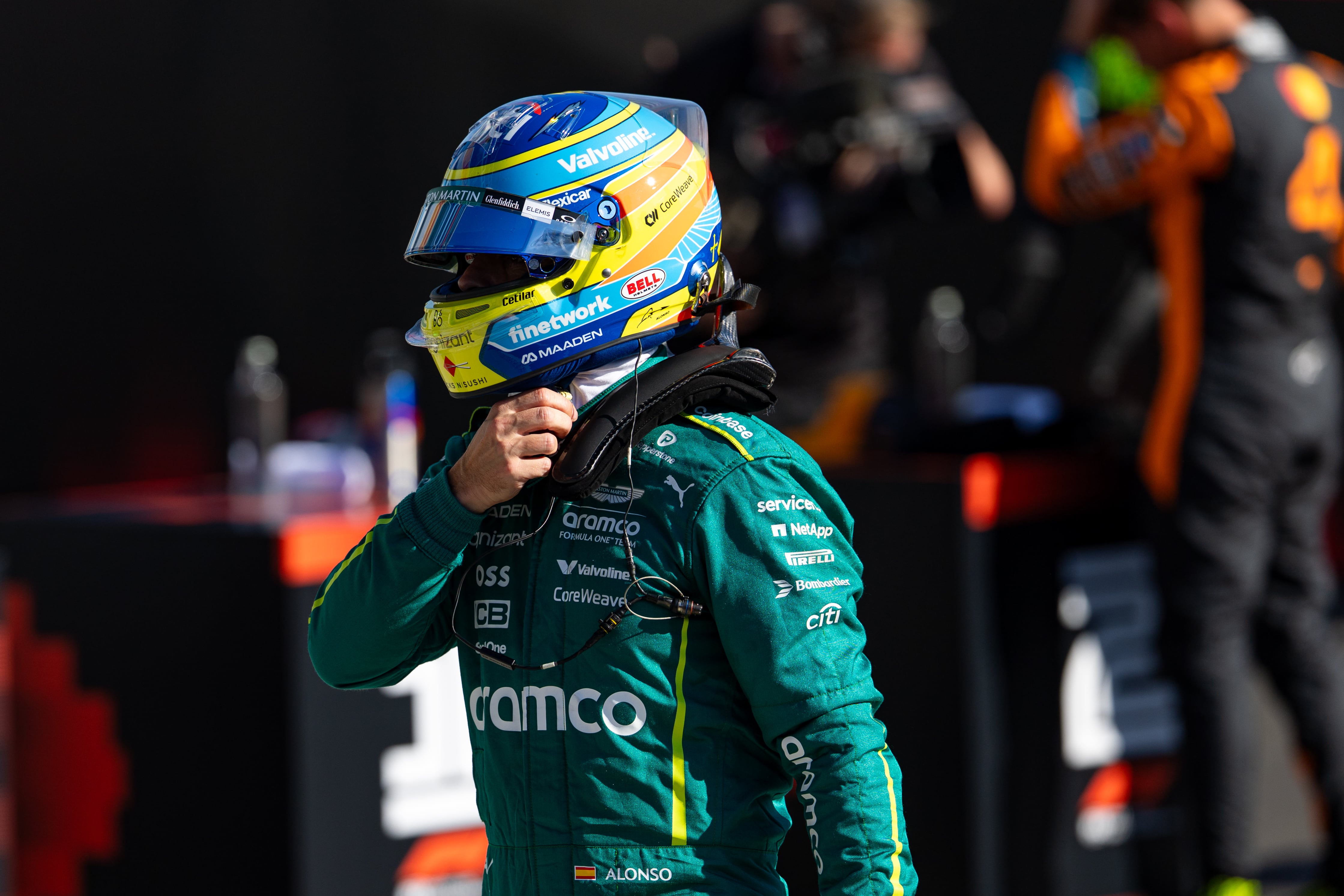 Fernando Alonso, piloto español de la escudería Aston Martin de Fórmula 1