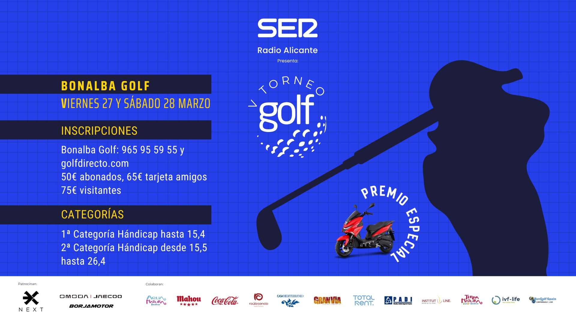 V Torneo de Golf Radio Alicante SER