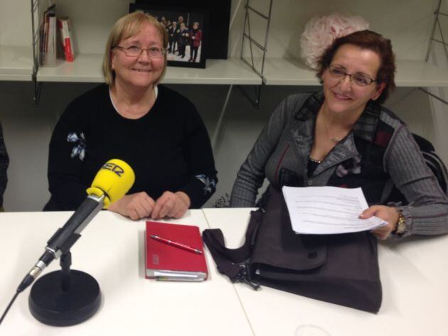 Marcela Garcia i Ana Garcia vicepresidenta i presidenta de l'Associació de Dones Blanca Almendro