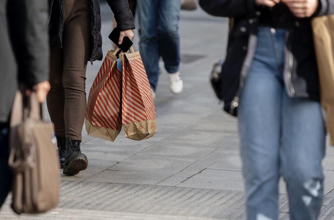 Compras navideñas.