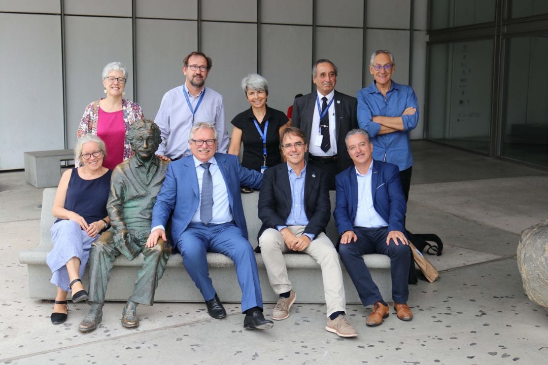 Günter Hasinger, en el Parque de las Ciencias