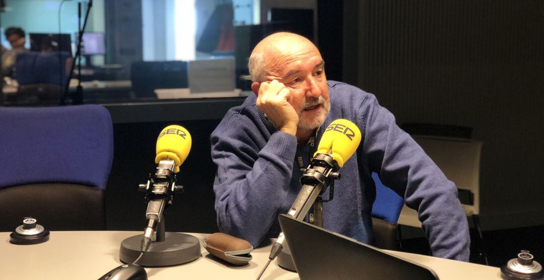 Ángel Ortega durante la entrevista en A vivir Madrid