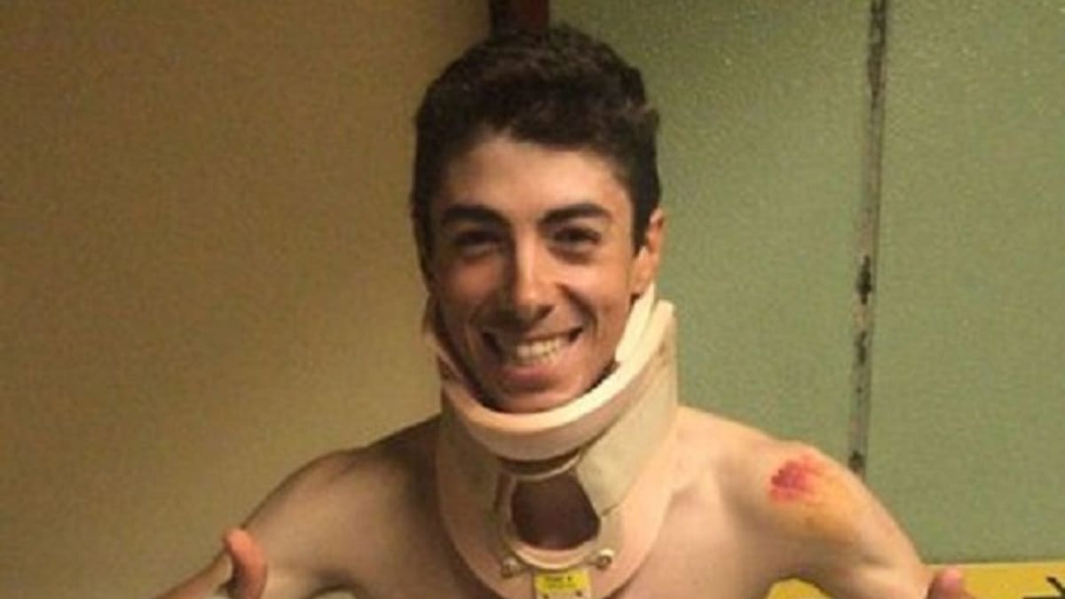 Unai Cuadrado, optimista tras su caida en la Volta a Portugal