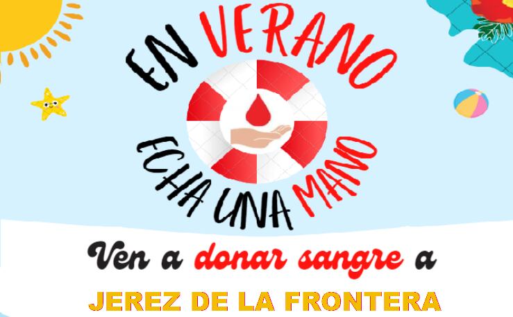 Cartel de la colecta extraordinaria para donar sangre