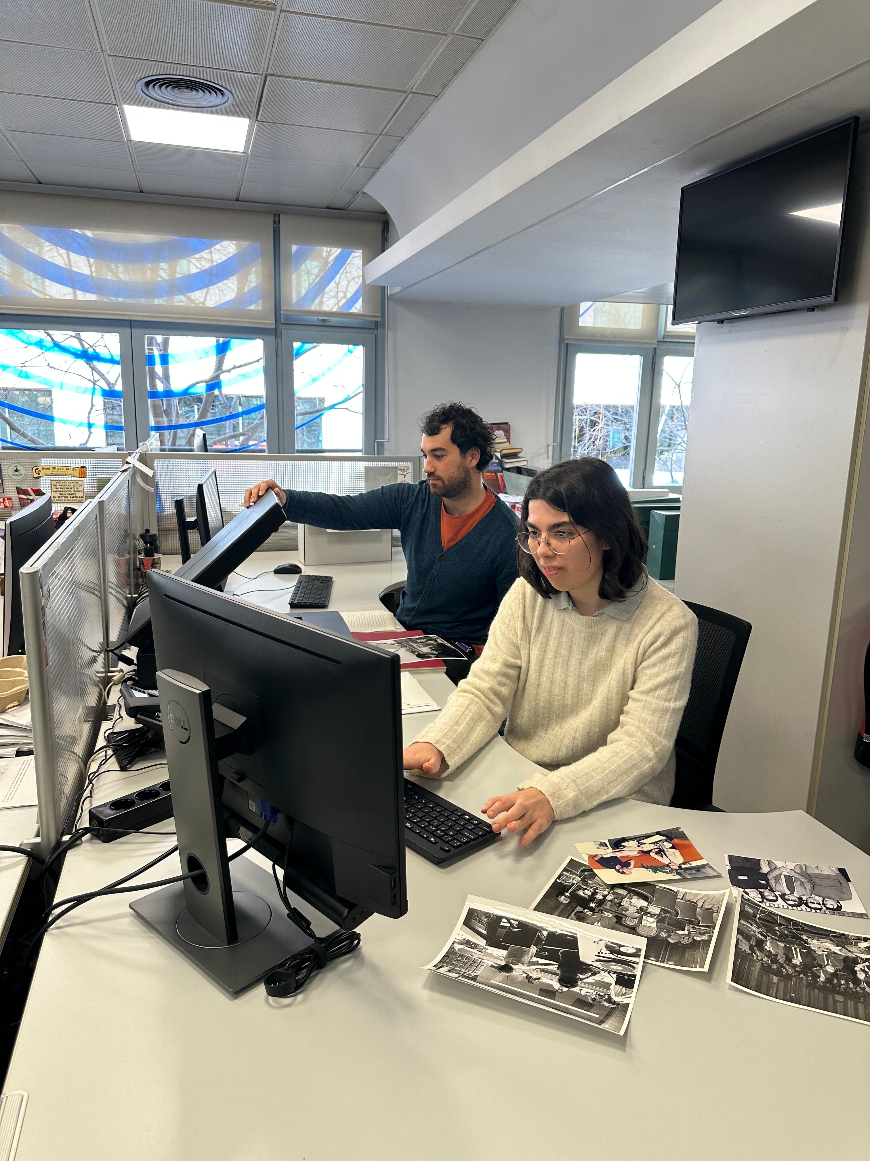 Alumnes de l’àmbit d’Arxivística i Gestió de Documents de l’Escola FUAB Formació de la UAB