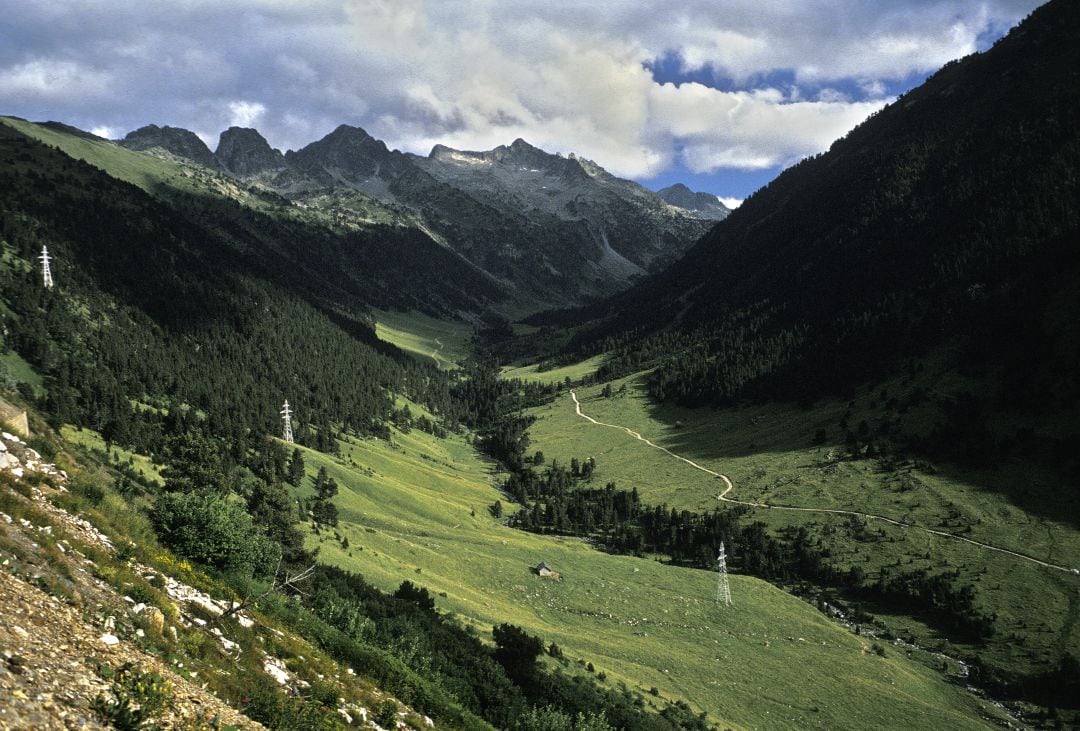 Una panorámica del Valle de Arán (Lleida). 