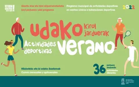 La programación de verano en Vitoria  contará con 404 cursos y 7.200 plazas