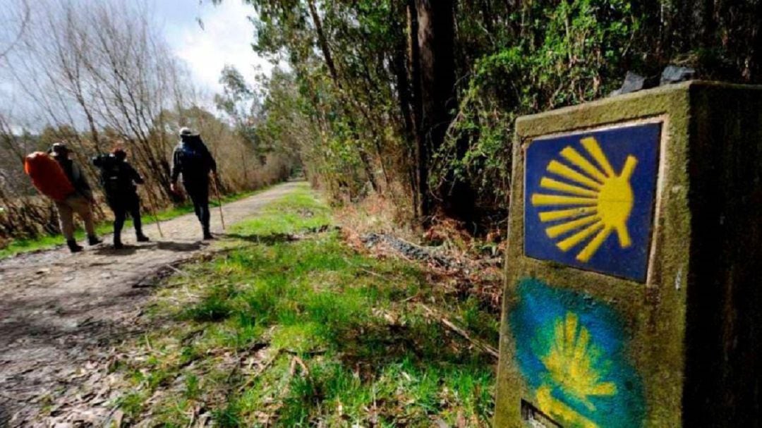 Peregrinos en el Camino de Santiago